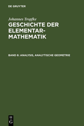 Vogel / Tropfke / Reich | Analysis, analytische Geometrie | E-Book | sack.de