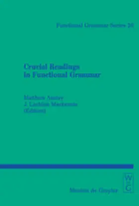 Anstey / Mackenzie |  Crucial Readings in Functional Grammar | Buch |  Sack Fachmedien
