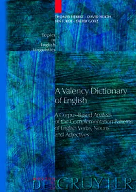 Herbst / Heath / Roe |  A Valency Dictionary of English | Buch |  Sack Fachmedien