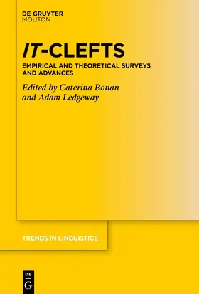 Bonan / Ledgeway |  It-Clefts | Buch |  Sack Fachmedien