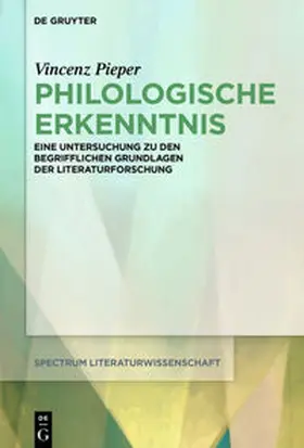 Pieper | Philologische Erkenntnis | Buch | 978-3-11-221560-9 | sack.de