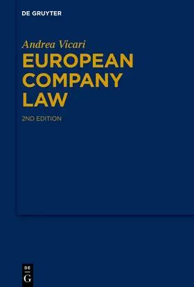 Vicari |  European Company Law | eBook | Sack Fachmedien