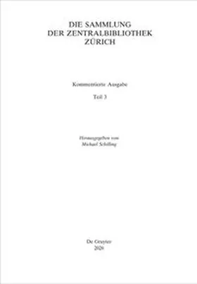 Schilling |  Die Sammlung der Zentralbibliothek Zürich | eBook | Sack Fachmedien