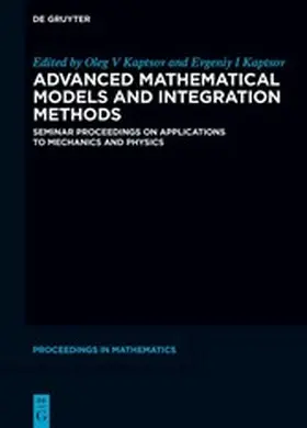 Kaptsov | Advanced Mathematical Models and Integration Methods | E-Book | www.sack.de