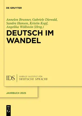 Brunner / Diewald / Hansen | Deutsch im Wandel | Buch | 978-3-11-224014-4 | www.sack.de