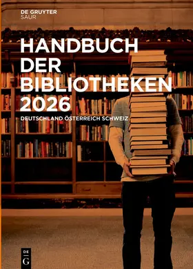 Handbuch der Bibliotheken 2026 | Buch |  Sack Fachmedien