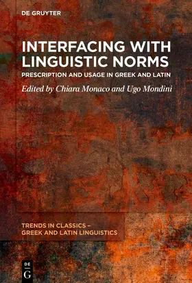 Monaco / Mondini |  Interfacing with Linguistic Norms | Buch |  Sack Fachmedien
