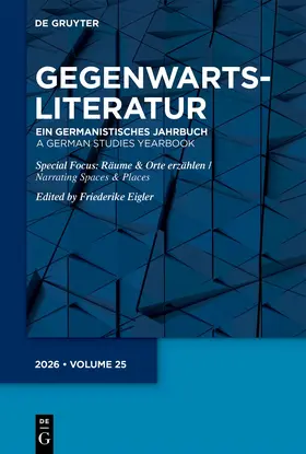 Eigler |  Räume & Orte erzählen/ Narrating Spaces & Places | Buch |  Sack Fachmedien