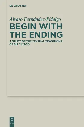 Fernández-Fidalgo |  Begin with the Ending | Buch |  Sack Fachmedien
