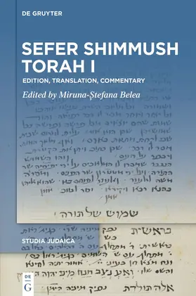 Belea |  Sefer Shimmush Torah I | Buch |  Sack Fachmedien
