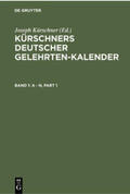 Schuder / Kürschner |  A - N | Buch |  Sack Fachmedien