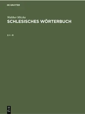 Mitzka |  I - R | Buch |  Sack Fachmedien
