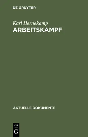 Hernekamp |  Arbeitskampf | Buch |  Sack Fachmedien