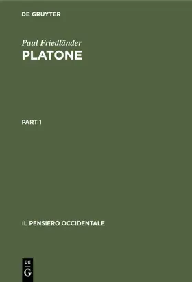 Friedländer |  Platone | Buch |  Sack Fachmedien