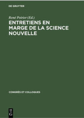 Poirier | Entretiens en marge de La science nouvelle | Buch | 978-3-11-230236-1 | sack.de