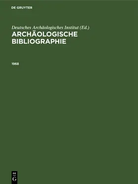  1968 | Buch |  Sack Fachmedien