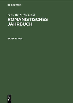 Jacob / Deutschmann / Kablitz | 1964 | Buch | 978-3-11-230403-7 | sack.de