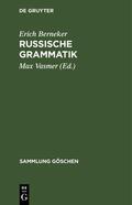 Berneker / Vasmer |  Russische Grammatik | Buch |  Sack Fachmedien