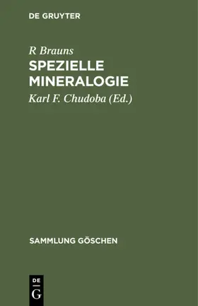 Brauns / Chudoba |  Spezielle Mineralogie | Buch |  Sack Fachmedien