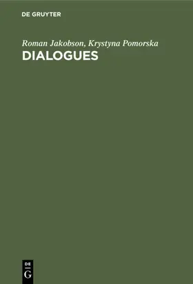 Jakobson / Pomorska |  Dialogues | Buch |  Sack Fachmedien