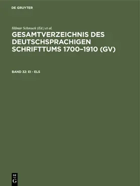 Gorzny / Schmuck |  Ei - Els | Buch |  Sack Fachmedien