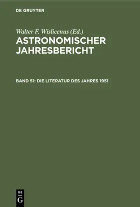  Die Literatur des Jahres 1951 | eBook | Sack Fachmedien