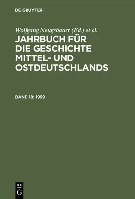 Neugebauer / Neitmann / Schaper |  1969 | eBook | Sack Fachmedien