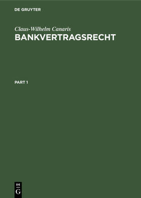 Canaris | Bankvertragsrecht | E-Book | sack.de