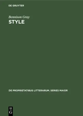 Gray |  Style | eBook | Sack Fachmedien