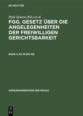 Jansen / Schuckmann / Sonnenfeld | §§ 35 bis 166 | E-Book | sack.de