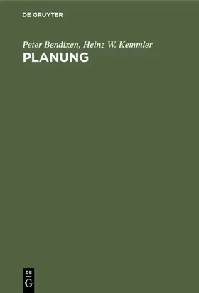 Bendixen / Kemmler |  Planung | eBook | Sack Fachmedien