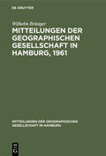 Brünger |  Mitteilungen der Geographischen Gesellschaft in Hamburg, 1961 | eBook | Sack Fachmedien
