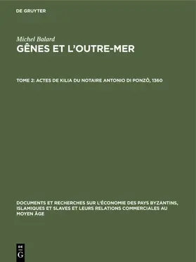 Actes de Kilia du notaire Antonio di Ponzô, 1360 | E-Book | www.sack.de