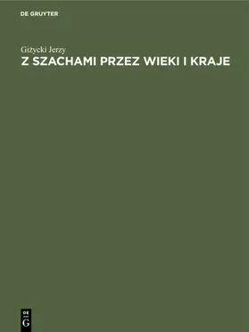 Jerzy |  Z szachami przez wieki i kraje | eBook | Sack Fachmedien