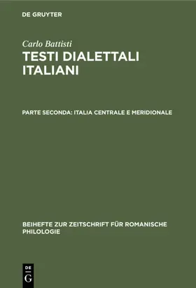 Battisti | Italia centrale e meridionale | E-Book | www.sack.de