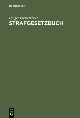 Preisendanz |  Strafgesetzbuch | eBook | Sack Fachmedien