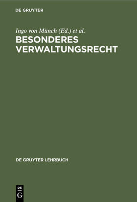 Münch / Badura | Besonderes Verwaltungsrecht | E-Book | sack.de