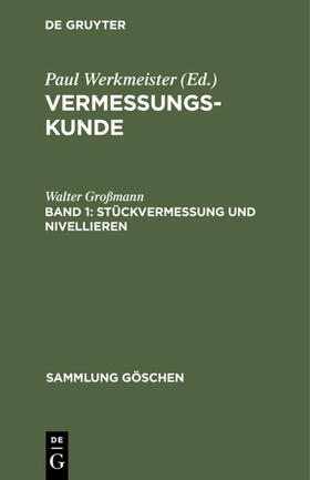 Großmann | Stückvermessung und Nivellieren | E-Book | sack.de