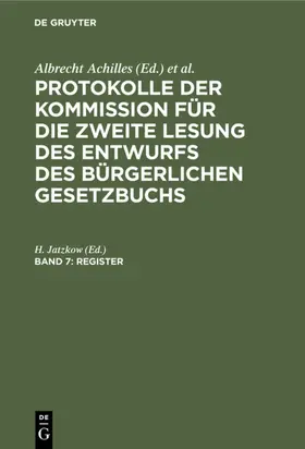 Jatzkow |  Register | eBook | Sack Fachmedien