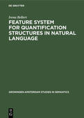 Bellert |  Feature System for Quantification Structures in Natural Language | eBook | Sack Fachmedien