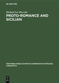 Mazzola |  Proto-Romance and Sicilian | eBook | Sack Fachmedien