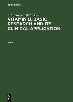 Norman / Schaefer / Herrath |  Vitamin D. Basic Research and its Clinical Application | Buch |  Sack Fachmedien