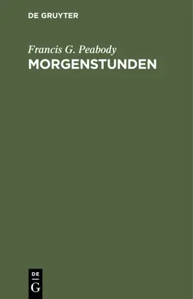 Peabody | Morgenstunden | E-Book | sack.de