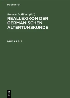 Geuenich / Hoops / Beck |  Rü - Z | Buch |  Sack Fachmedien