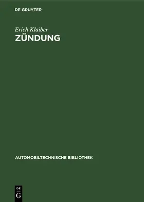 Klaiber |  Zündung | Buch |  Sack Fachmedien