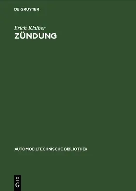 Klaiber |  Zündung | eBook | Sack Fachmedien