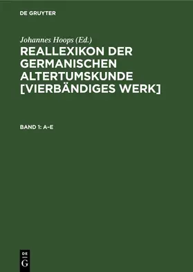 Hoops |  A–E | eBook | Sack Fachmedien