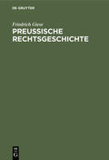 Giese |  Preußische Rechtsgeschichte | Buch |  Sack Fachmedien