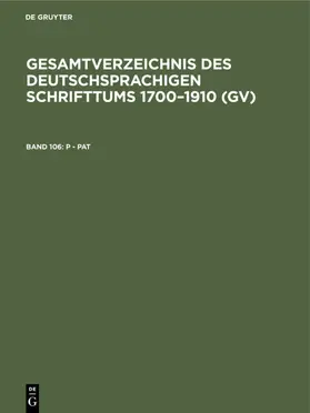 Schmuck / Gorzny / Geils |  P - Pat | eBook | Sack Fachmedien