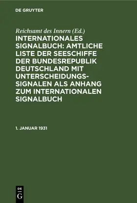 [unknown] |  1. Januar 1931 | eBook | Sack Fachmedien